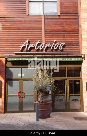 Artorio Restaurant am Flussufer Komplex in Norwich, Norfolk, Großbritannien Stockfoto