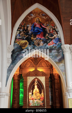 Indien-Tamil Nadu Chennai Madras San Thome Basilica Stockfoto