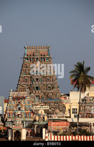 Indien Tamil Nadu Chennai Madras Kapaleeswarar Tempel Stockfoto