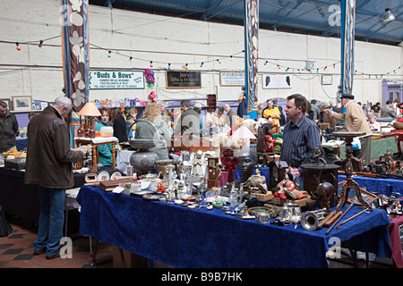 Flohmarkt Abergavenny Wales UK Stockfoto