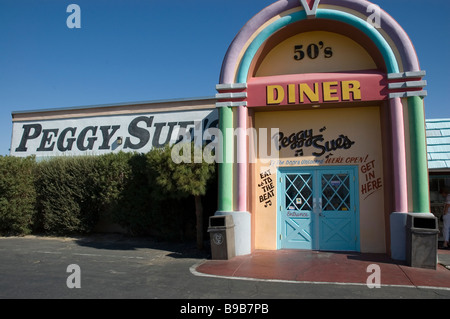 Peggy Sue 50er Jahre Diner Stockfoto