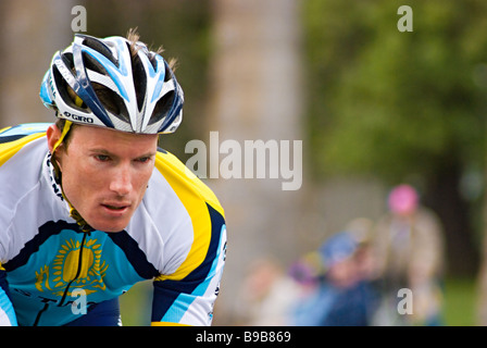 SACRAMENTO CA 14. Februar 2009 Team Radfahrer racing bei Amgen Tour of California Zeitfahren Stockfoto