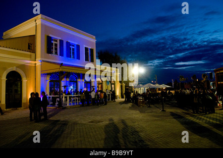 Unterhaltungs komplex an der Tel Aviv Alter Bahnhof Komplex namens HaTahana Israel Stockfoto