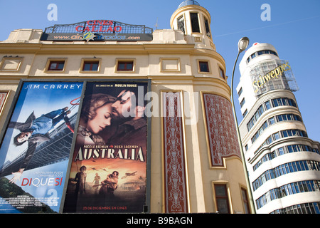 Medikamente Callao de Plaza Callao, Madrid, Spanien Stockfoto