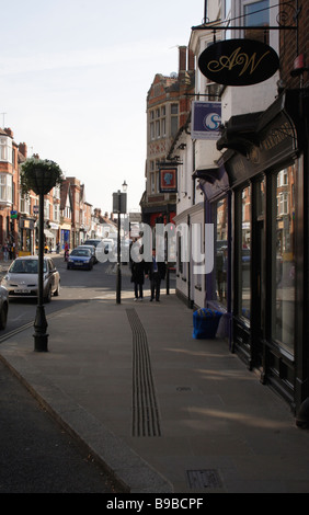 Hart-Straße Henley Oxfordshire Stockfoto