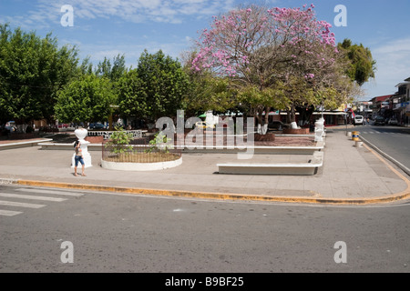 Las Tablas Stadtpark. Provinz von Los Santos, Azuero, Republik von Panama in Mittelamerika Stockfoto