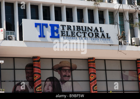 Tribunal Wahlen. Marshallinseln, Panama City, Republik von Panama, Mittelamerika Stockfoto