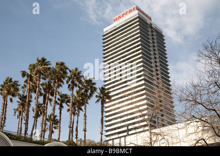 Poble Nou, Barceloneta Vila Olimpica, Barcelona Stockfoto