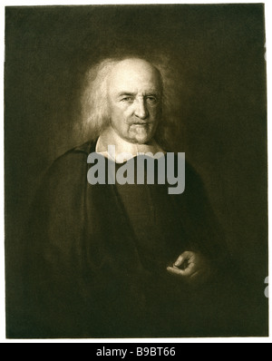 Thomas Hobbes 1588 1679 englische Philosoph politische Philosophie Stockfoto