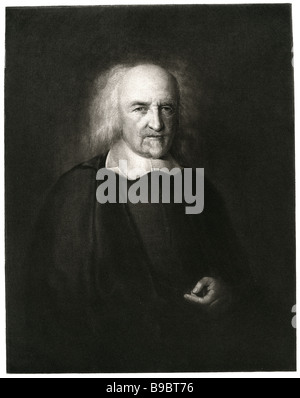 Thomas Hobbes 1588 1679 englische Philosoph politische Philosophie Stockfoto