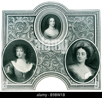 Anne Marie Louise Lucy Walters Hortense Mancini Stockfoto