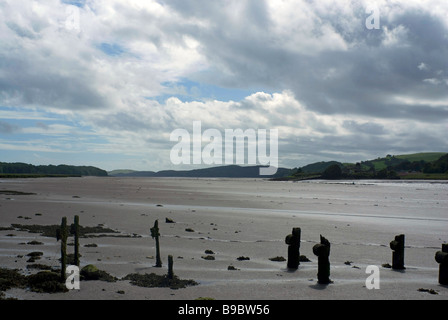 Ansicht des Flusses Dee Mündung in der Nähe von Kirkcudbright, Dumfries and Galloway, Schottland, Großbritannien Stockfoto