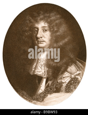 George Villiers 2. Duke of Buckingham 1628 1687 englische Staatsmann Dichter Stockfoto