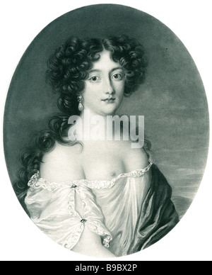 Hortense Mancini Duchesse Mazarin 1646 1699 Geliebte von Charles II. Stockfoto