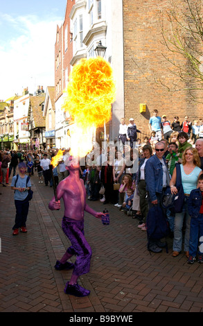 Jack Green Mayday Festival. Hastings, East Sussex, England, UK Stockfoto