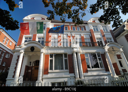 Generalkonsulat von Italien am Rothenbaum, Hamburg. Stockfoto