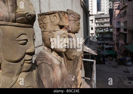 Sheung Wan Straße Szene Detail Hong Kong Stockfoto