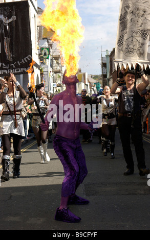 Jack Green Mayday Festival. Hastings, East Sussex, England, UK Stockfoto