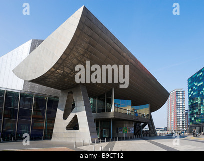 Die Lowry-Kunstgalerie und Entertainment-Komplex, Salford Quays, Greater Manchester, England Stockfoto