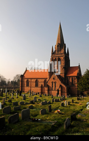 Allerheiligenkirche, Thornton Hough, Wirral, UK Stockfoto