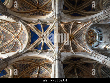 Die Decke der Certosa di Pavia, Italien Stockfoto