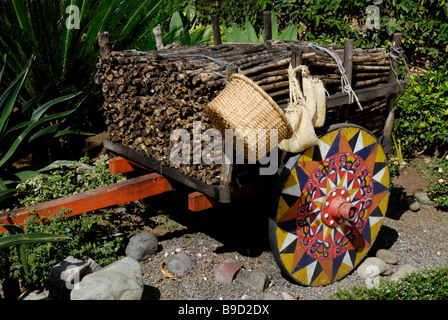 Traditionellen Ochsenkarren, Costa Rica Stockfoto