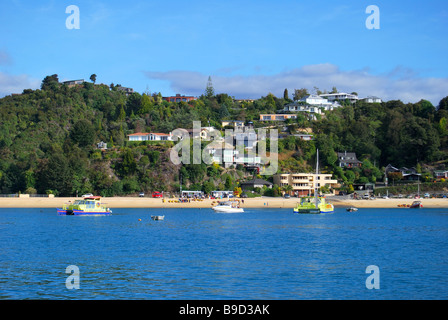 Kaiteriteri Beach, Motueka, Tasman, Südinsel, Neuseeland Stockfoto