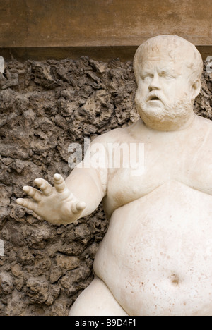 Statue des Bacchus in den Boboli Gärten des Palazzo Pitti in Florenz Italien Stockfoto