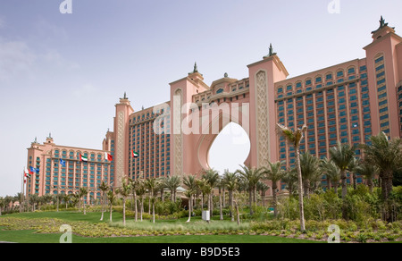 Atlantis Hotel, Palm Jumeirah, Dubai Vereinigte Arabische Emirate Stockfoto