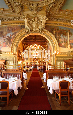 LE TRAIN BLEU RESTAURANT AM BAHNHOF GARE DE LYON Stockfoto