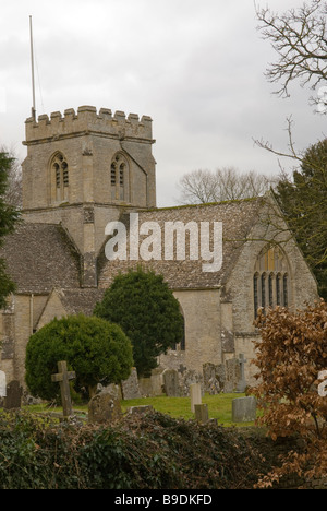 Kirche St Kenelm Minster Lovell, Oxfordshire, England Stockfoto