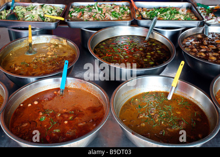 Süd-Thailand: Krabi-Stadt: Thai-Küche Stockfoto