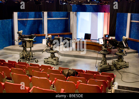 Ein TV-studio Stockfoto
