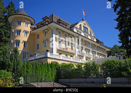 Grand Hotel Bellevue Gstaad Berner Oberland Schweiz Stockfoto