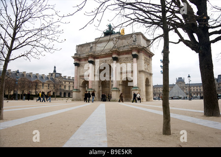 Arc de Triomphe du Carrousel Stockfoto