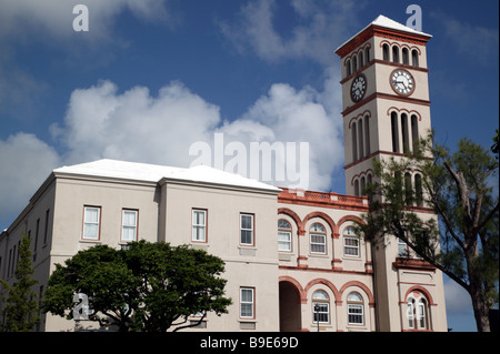 Blick auf das Haus der Versammlung, Hamilton, Bermuda Stockfoto