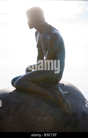 Kleine Meerjungfrau-Dänemark-Kopenhagen Stockfoto