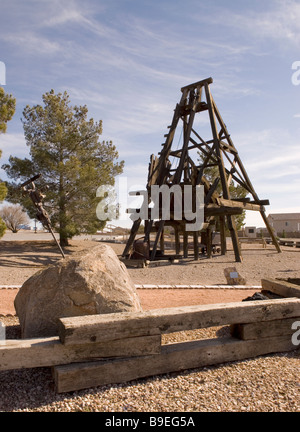 Searchlight Heimatmuseum Nevada, USA Stockfoto