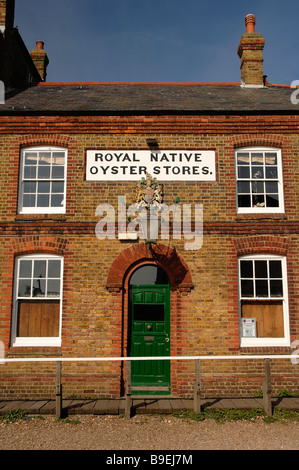 oyster Restaurant Whitstable der Whitstable Austerngesellschaft an der Küste von Kent uk Stockfoto