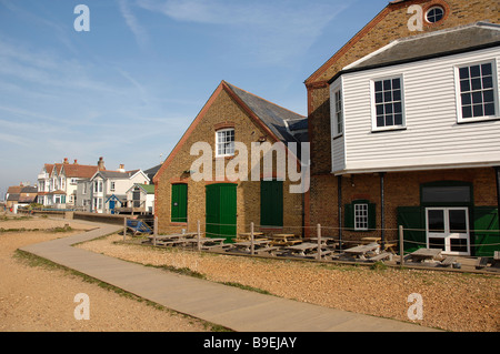 oyster Restaurant Whitstable der Whitstable Austerngesellschaft an der Küste von Kent uk Stockfoto