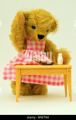 Mini Teddybär Kochen (Mini tragen Sammlung) Stockfoto