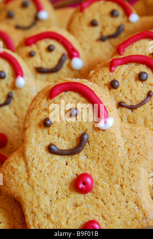 Lebkuchen-Weihnachtsmann. Stockfoto