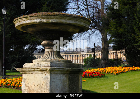 Royal Victoria Park und den Halbmond in der Stadt Bath in Großbritannien Stockfoto