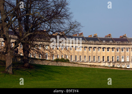 Der Halbmond in der Stadt Bath im Südwesten Englands Stockfoto