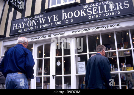 Ross-on-Wye Buchhandlungen und Verkäufer, Hereford. UK Stockfoto