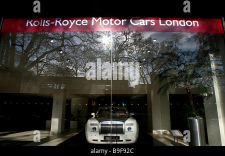 Rolls-Royce Showroom (Jack Barclay), London Stockfoto