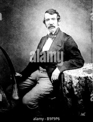 DAVID LIVINGSTONE schottischer Missionar und Afrikaforscher 1813, 1873 Stockfoto