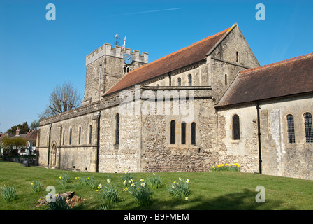 St. Peterskirche auf dem Platz, Petersfield Stockfoto