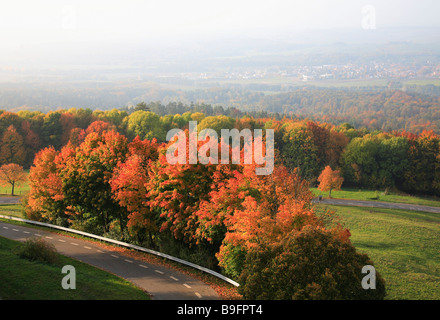 Autumnscene in Upperfrankonia Bayern Deutschland Stockfoto