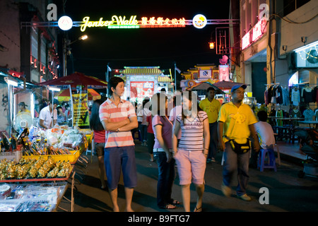 Jonker Walk Nachtmarkt Malacca Malaysia Stockfoto